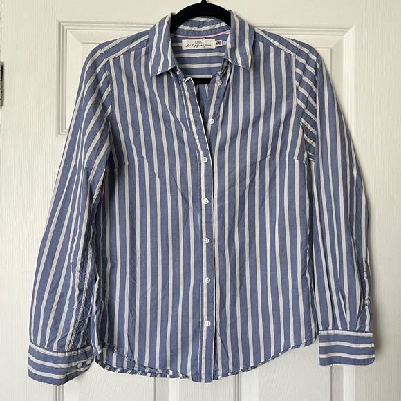 L.O.G.G. by H&M Strlped Button-Down Shirt - Size UNKNOWN - Picture 1 of 8